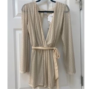 Beaded Sequin Boutique Romper Size Small